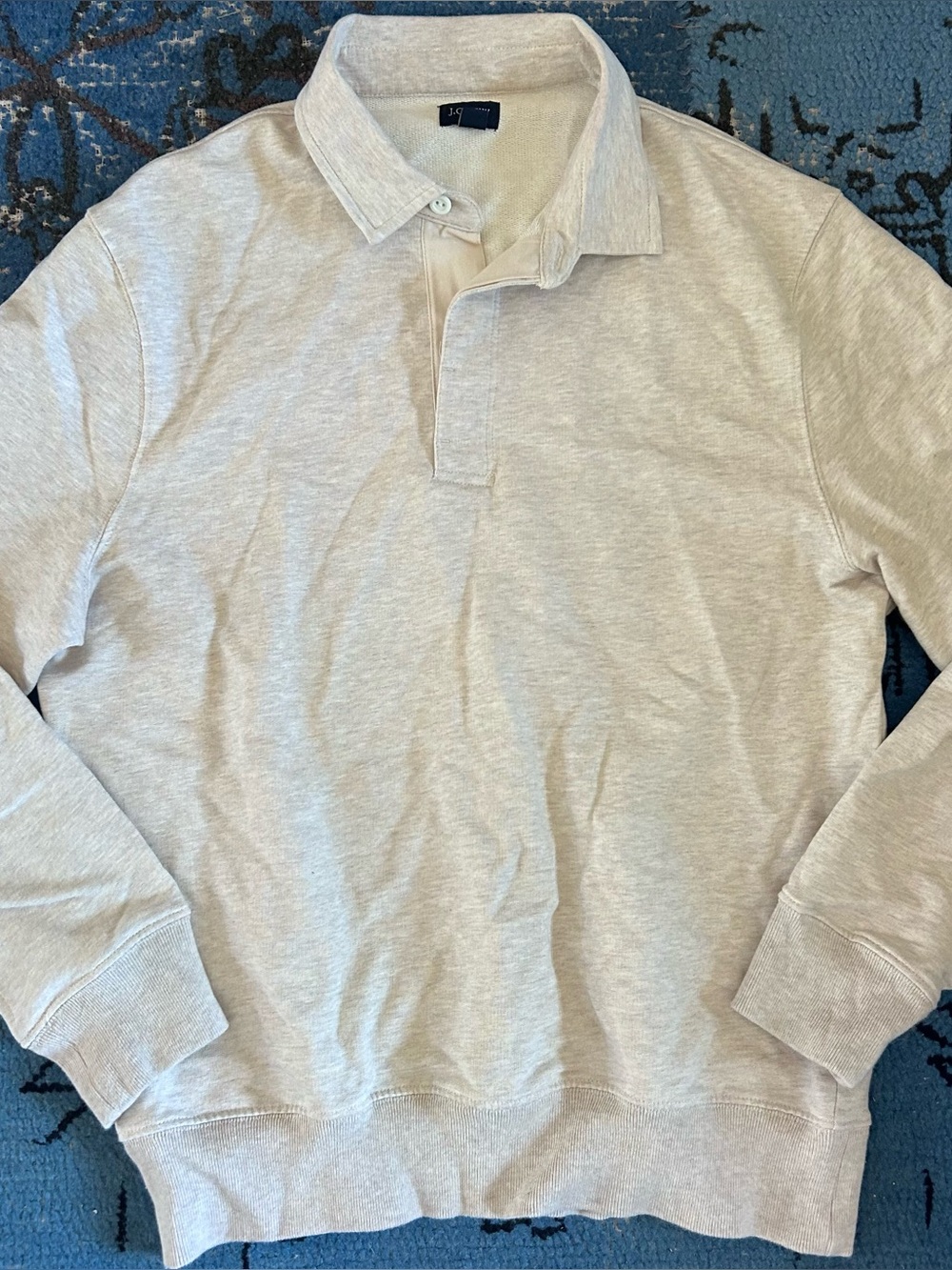 Lightweight cotton rugby sweater